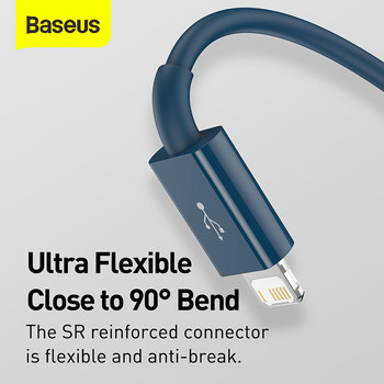 Baseus 3 в 1 USB кабел за iPhone 13 12 X 11 Pro Max Samsung S20 Xiaomi Mi 9 3.5A Micro USB Type C Кабел за бързо зареждане на зарядно устройство