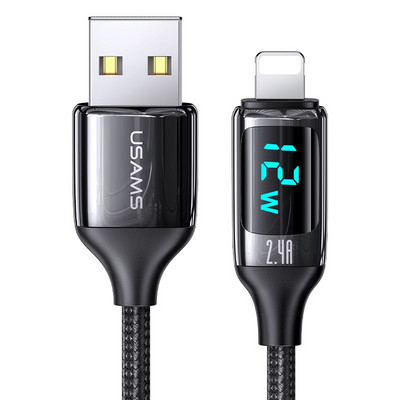 USAMS PD 20W skaitmeninio ekrano kabelis skirtas iPhone 14 Plus Pro Max Lightning greito įkrovimo duomenų kabelis, skirtas 13 12 11 Mini Pro Max XS Xr