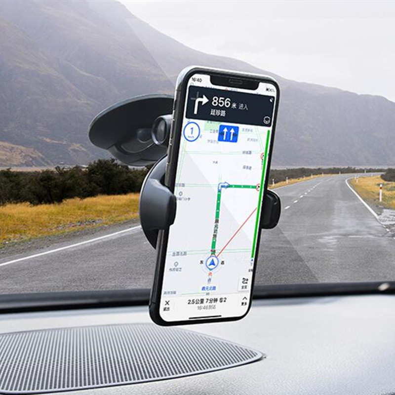 Universalus mobiliojo automobilio telefono laikiklis, skirtas telefono laikikliui automobilyje. Priekinio stiklo elemento stovas palaiko išmanųjį telefoną Voiture Suporte Porta Celular