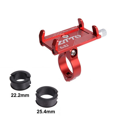 Držiak na telefón z hliníkovej zliatiny na bicykel, motocykel, elektrický skúter, horský bicykel, držiak na mobilný telefón, cyklistické príslušenstvo