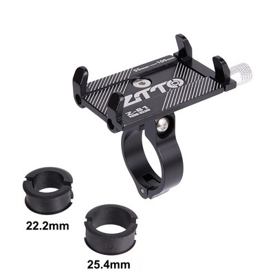 Držiak na telefón z hliníkovej zliatiny na bicykel, motocykel, elektrický skúter, horský bicykel, držiak na mobilný telefón, cyklistické príslušenstvo