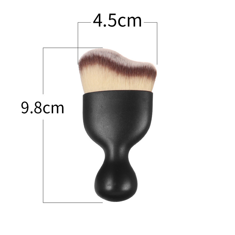 1vnt akrilo minkštas šepetėlis nagų dulkių šepetėlis manikiūro priedams Pašalinti dulkes Akriliniai švarūs šepetėliai nagų dizaino įrankiui