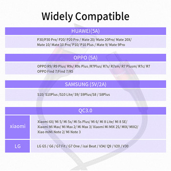 Essager 5A USB Type C кабел за Huawei P40 P30 Pro Mate 30 Supercharge USBC USB-C зарядно за бързо зареждане Type-C Кабел за данни