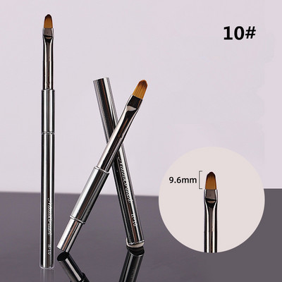 15Style Nail Art ecset fém színátmenetes bélés festés virágvonalak csíkos rajzoló toll lakk francia UV gél hosszabbító építő eszköz