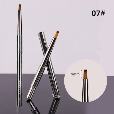 15Style Nail Art ecset fém színátmenetes bélés festés virágvonalak csíkos rajzoló toll lakk francia UV gél hosszabbító építő eszköz