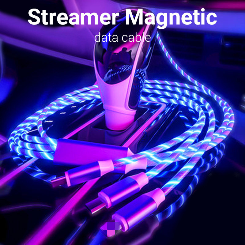 3 v 1 USB nabíjačka pre iPhone, Android, Xiaomi, Samsung, Huawei, Light, dátový nabíjací kábel pre Apple, iPad, nabíjací kábel typu C