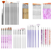 Naujas 2022 m. nagų rašiklio šepetėlis, 26 skirtingų dydžių nagų klijų fototerapinis rašiklis, tinkamas profesionaliam salonui arba naudojimui namuose gelinis nagų šepetėlis