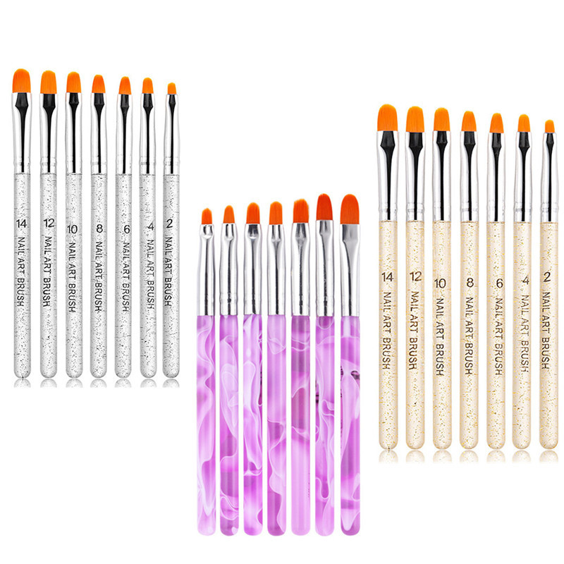 Naujas 2022 m. nagų rašiklio šepetėlis, 26 skirtingų dydžių nagų klijų fototerapinis rašiklis, tinkamas profesionaliam salonui arba naudojimui namuose gelinis nagų šepetėlis