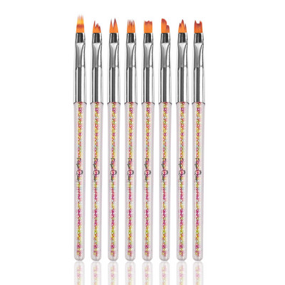 Badu.bg 7Pcs Писалка за нокти Лепило за нокти с четка Писалка за ...
