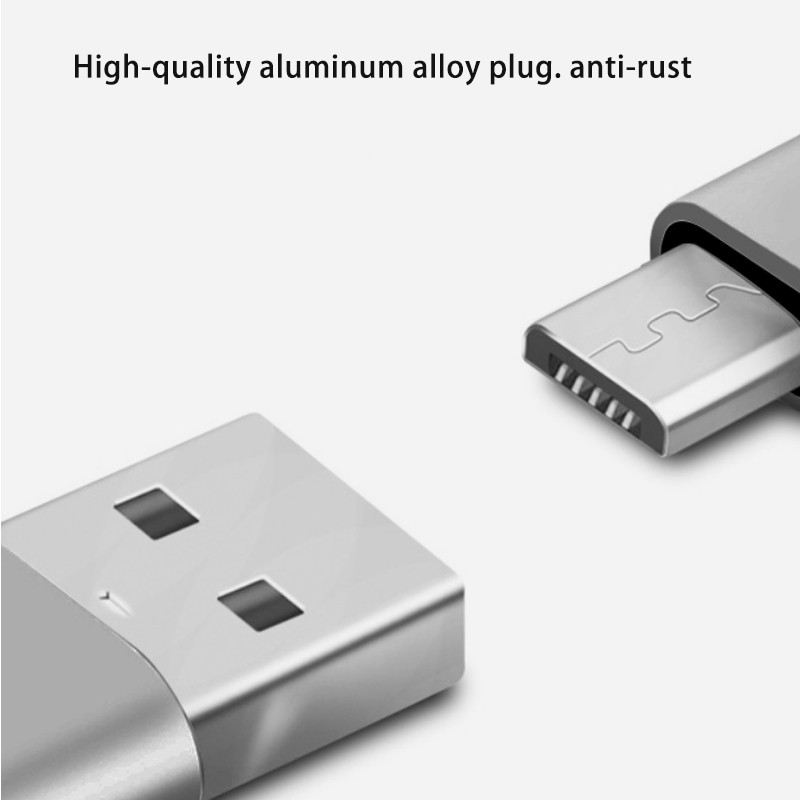 Mini cablu de încărcare multiplu ascuns pentru Samsung S8 S10 S20 Cablu de încărcare Micro Usb din aliaj de aluminiu tip c pentru Huawei P30 P40 Vivo Oppo