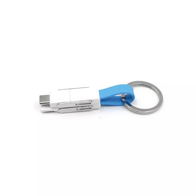 4 v 1 USB kábel s príveskom na kľúče, magnetický krátky kábel, nabíjačka powerbanky, micro USB typu C, kábel pre smartfón, USB-C, PD nabíjací kábel s OTG
