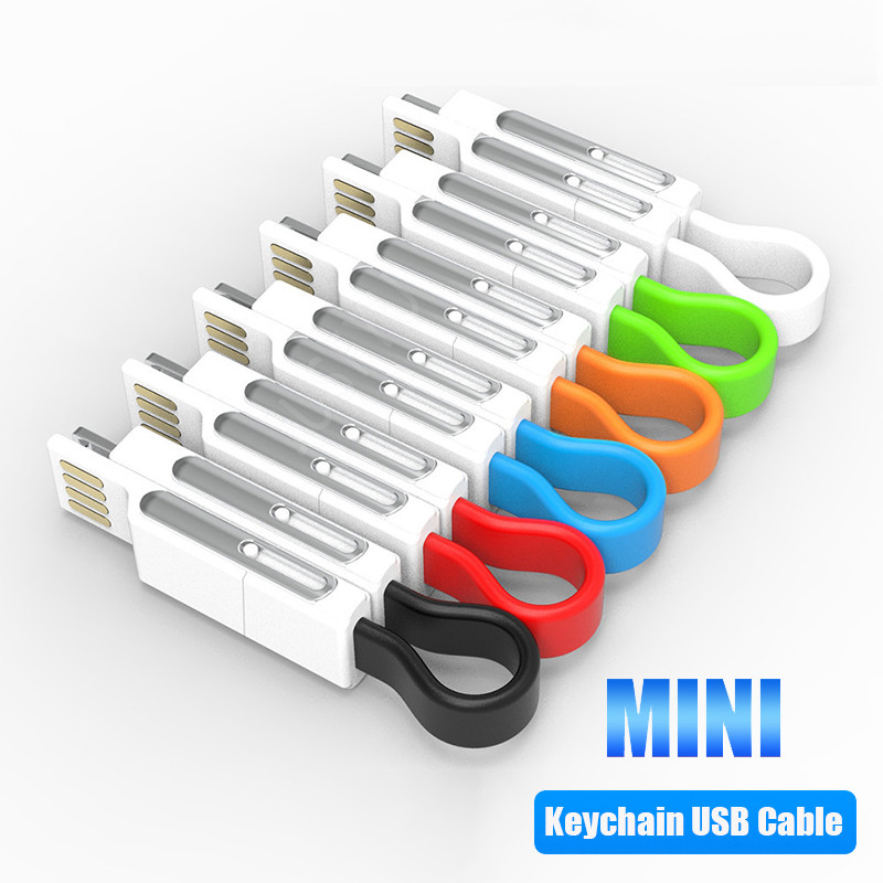 4 v 1 USB kábel s príveskom na kľúče, magnetický krátky kábel, nabíjačka powerbanky, micro USB typu C, kábel pre smartfón, USB-C, PD nabíjací kábel s OTG