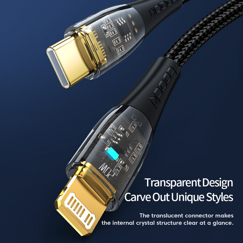 Toocki 20W PD USB C kábel iPhone 14 13 11 12 Pro Max XR XS iPad gyorstöltés USB Type C-hez Lightning kábelhez Data Cabo Charge