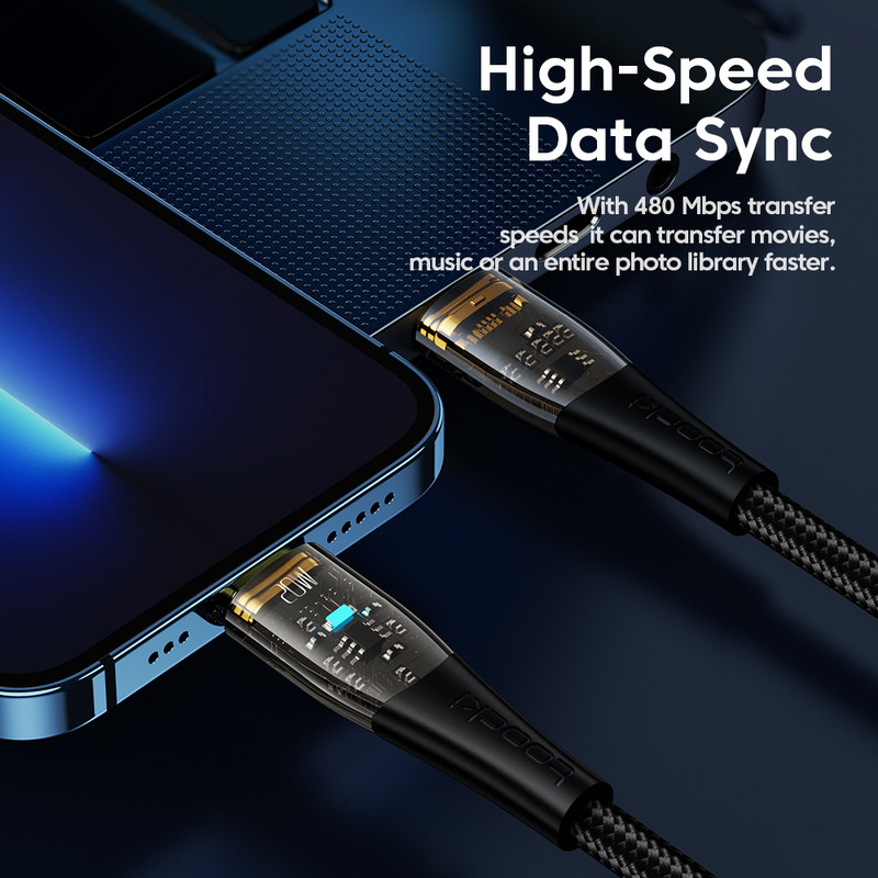 Toocki 20W PD USB C kábel iPhone 14 13 11 12 Pro Max XR XS iPad gyorstöltés USB Type C-hez Lightning kábelhez Data Cabo Charge