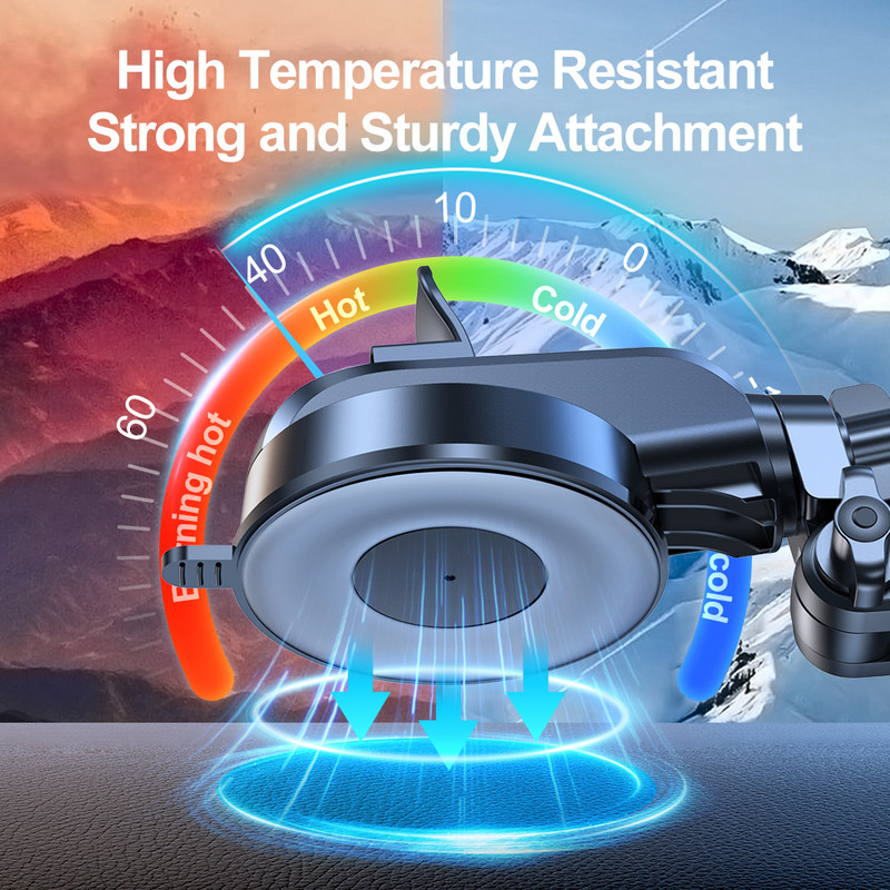 Suport telefon pentru mașină cu încărcare fără fir Joyroom Suport telefon pentru încărcare rapidă de 15 W în mașină Încărcător pentru mașină pentru iPhone Xiaomi Huawei Samsung