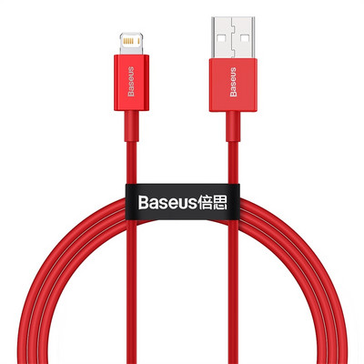 Baseus USB kábel iPhone 12 11 Pro Max Xs X 8 Plus 2.4A gyorstöltő kábel iPhone 5s 6s 7 SE töltőkábel USB adatvonalhoz