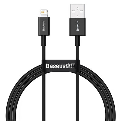 Baseus USB kábel iPhone 12 11 Pro Max Xs X 8 Plus 2.4A gyorstöltő kábel iPhone 5s 6s 7 SE töltőkábel USB adatvonalhoz