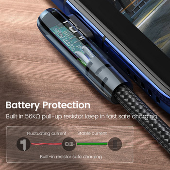 Ugreen Καλώδιο USB τύπου C 3A Καλώδιο USB C γρήγορης φόρτισης για Samsung S20 Κινητό τηλέφωνο Huawei Xiaomi Γρήγορος φορτιστής Καλώδιο δεδομένων USB
