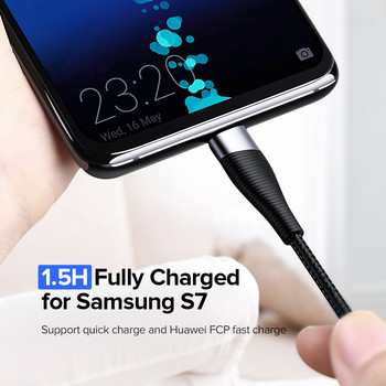 Ugreen Fast Charge Micro USB кабел за Xiaomi Redmi Note 5 Pro 4 Andriod Зарядно за мобилен телефон Кабел за данни за Samsung S7 USB кабел