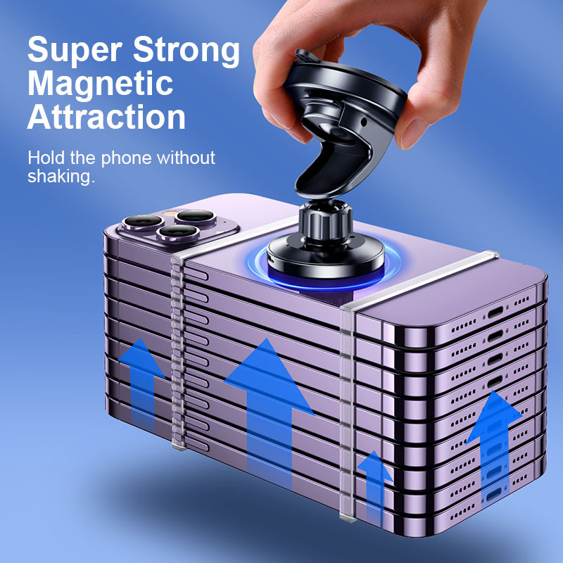 Suport auto magnetic rapid Joyroom 15W Încărcător fără fir pentru iPhone 14 13 12 Series Suport auto cu încărcare Qi pentru Samsung Huawei