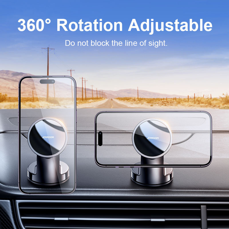 Suport auto magnetic rapid Joyroom 15W Încărcător fără fir pentru iPhone 14 13 12 Series Suport auto cu încărcare Qi pentru Samsung Huawei