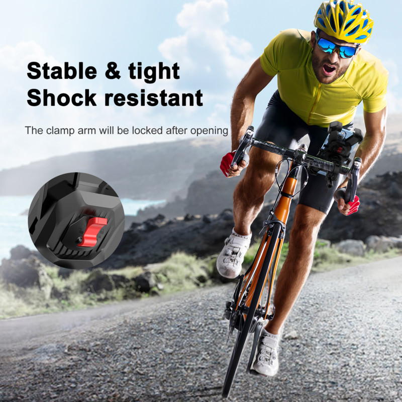 Držač za telefon za bicikl Univerzalni motocikl Držač za telefon za bicikl, stalak za upravljač, držač za montiranje, držač za telefon za iPhone 13 12 11