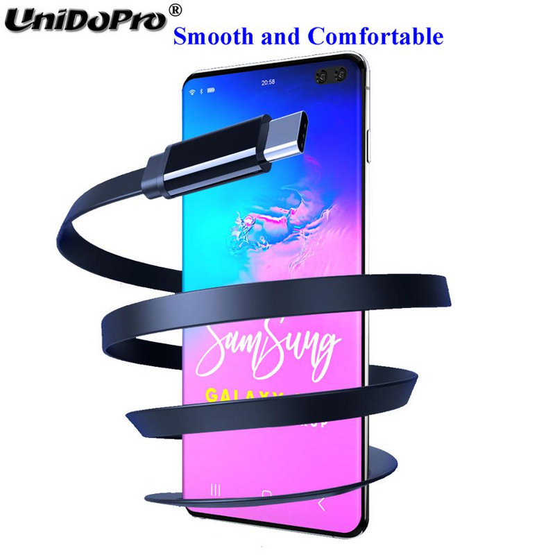 1M USB 3A Flat Type C Brzi podatkovni kabel za punjenje za Samsung S22 S21 S20 FE Xiaomi Redmi Note 11T 11 10 9T 9S 9 8 Pro Noodle kabel