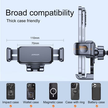 Joyroom Dashboard Θήκη τηλεφώνου αυτοκινήτου 360° Προβολή Μηχανική βάση κινητού τηλεφώνου σε Υποστήριξη κινητού τηλεφώνου αυτοκινήτου Φορητή βάση στήριξης αυτοκινήτου Κορόιδο