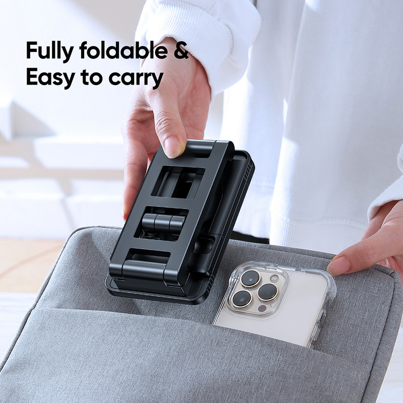 Joyroom univerzalni držač za telefon 360° podesivi stolni tablet Držač za telefon Podrška za bežični punjač Sklopivi stalak za mobilni telefon