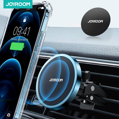 Joyroom15W Qi magnetiline auto juhtmevaba laadija telefonihoidik iPhone 12 Pro Max juhtmevaba laadimisega autotelefoni hoidik iPhone 12 jaoks