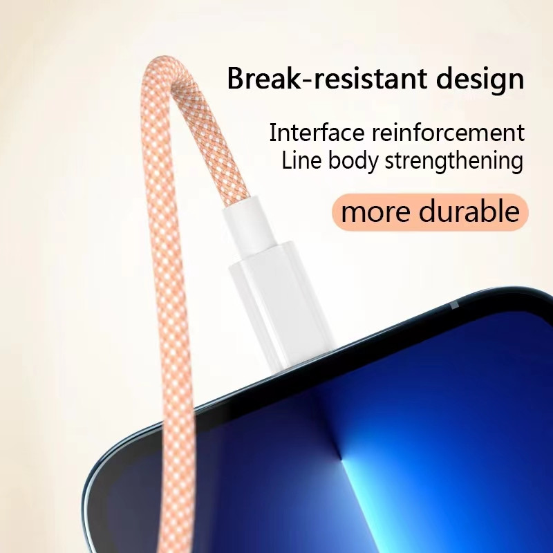 3A PD 20W USB-A – USB-C kábel Gyorstöltés 480Mbps OD3.8 gyorstöltő adatkábel iphone 8/XS/XR/12/13 töltőkábelhez