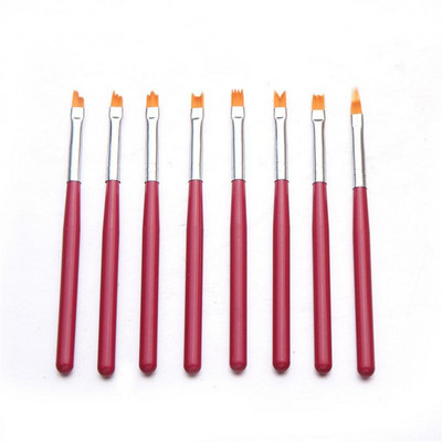 Četke za crtanje noktiju u 4 boje, profesionalna olovka s oslikanim cvijećem, UV gel, francuska fototerapija, akrilne četke za crtanje, alat za nokte