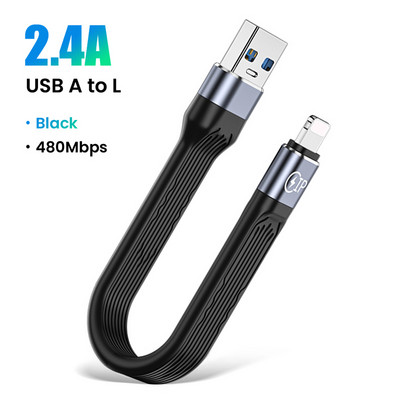 Ultra kratki PD 20W USB C kabel za iPhone 14 13 Pro Max 3A kabel za brzo punjenje za iPhone 12 Mini Pro Max USB tip C podatkovni kabel