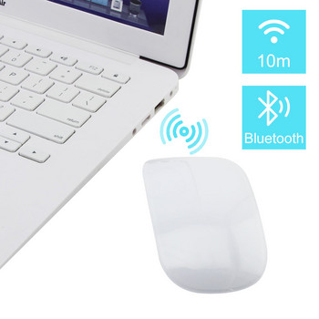 CHYI Bluetooth 5.0 Magic Wireless Mouse 1600DPI Акумулаторна лазерна безшумна Arc Touch Ultra Thin мишка за Apple Mac PC с чанта