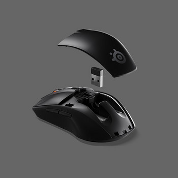 Безжична игрална мишка SteelSeries Rival 3 2.4 GHz и Bluetooth 5.0-60 милиона кликвания 18000 CPI TrueMove Въздушни оптични сензорни мишки