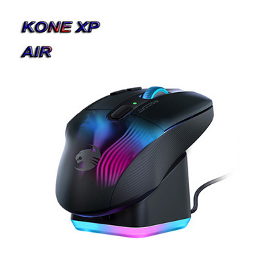 Originaal ROCCAT KONE XP Air juhtmevaba Bluetooth mänguhiire jaoks 16,8 miljonit 3D RGB mängurihiirt, 19000 DPI, Owl-Eye 2 mootor