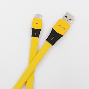 Καλώδιο Realme USB Type C 1M/1,5M 6A Super Dart Καλώδιο γρήγορης φόρτισης για Realme GT 5G X2 X3 Q Q3 X7 Narzo 30 20 OPPO Find X2 X3