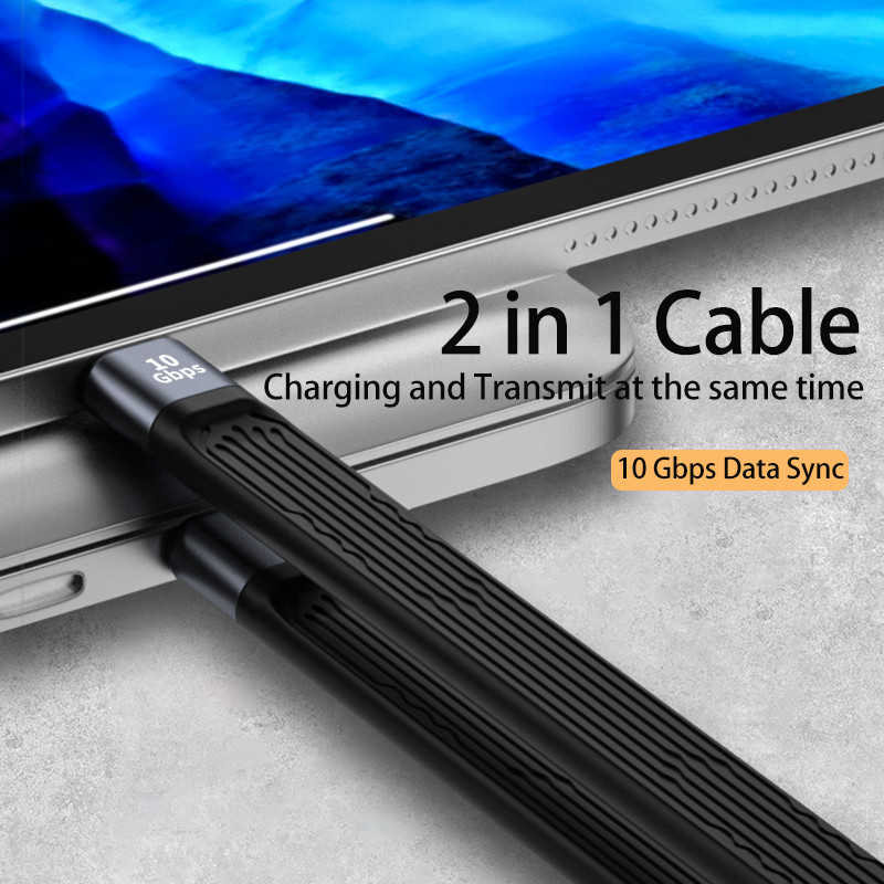 USB 4.0 Gen3 adatkábel 4K@60Hz 40Gbps PD 100W 5A USB C gyorstöltő adapter átalakító Thunderbolt 3 Type C hosszabbító kábelhez