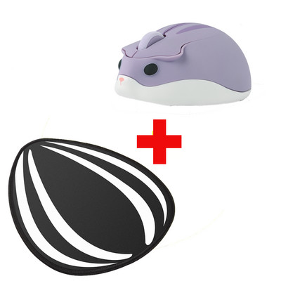 Сладка анимационна безжична мишка Ергономична оптична USB мишка Kawaii Gaming Hamster Mouse For PC Laptop Tablet Computer Gift Pink Mause