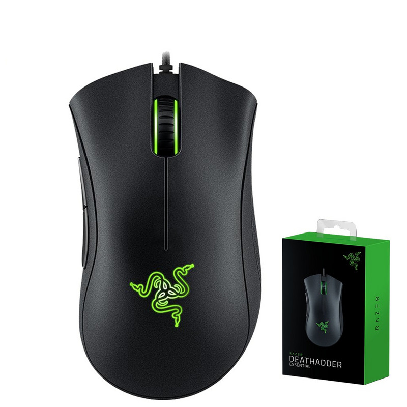 PAYEN Razer DeathAdder Essential ενσύρματο ποντίκι παιχνιδιών 6400DPI Optical Sensor 5 Independent Buttons for Laptop PC Gamer