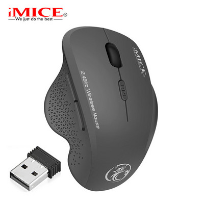 iMice Безжична мишка Компютър 2.4 Ghz 1600 DPI Ергономична мишка Енергоспестяваща Mause Оптична USB компютърна мишка за лаптоп