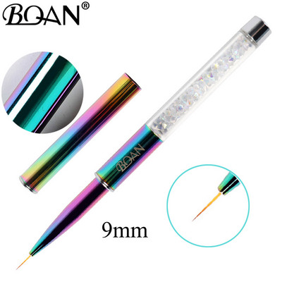 BQAN Gel Brush Körömkefe Köröm Art Ecset Vonal Festés Ecsetek Kristály Akril Vékony bélés Rajztoll Manikűr Eszközök UV Gél