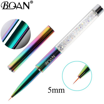 BQAN Gel Brush Körömkefe Köröm Art Ecset Vonal Festés Ecsetek Kristály Akril Vékony bélés Rajztoll Manikűr Eszközök UV Gél