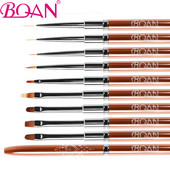 BQAN Rose Gold körömkefe UV zselés ecset hosszabbító bélés ecsetvonalak bélés rajzecset köröm toll főkörömápolási eszköz