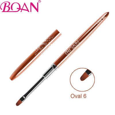 BQAN Rose Gold körömkefe UV zselés ecset hosszabbító bélés ecsetvonalak bélés rajzecset köröm toll főkörömápolási eszköz