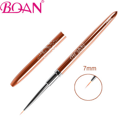 BQAN Rose Gold körömkefe UV zselés ecset hosszabbító bélés ecsetvonalak bélés rajzecset köröm toll főkörömápolási eszköz