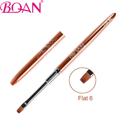 BQAN Rose Gold körömkefe UV zselés ecset hosszabbító bélés ecsetvonalak bélés rajzecset köröm toll főkörömápolási eszköz