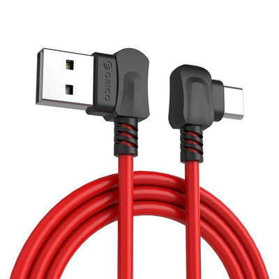 ORICO pravouhlý ohyb pre telefóny s USB TYPE C, nabíjací kábel USB pre Samsung Galaxy S8 Note 8, OnePlus 2, pre Xiaomi 4C USB-C