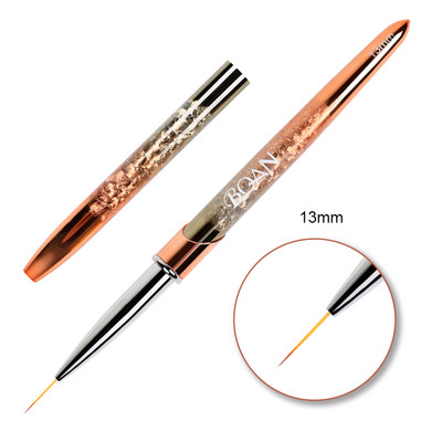 BQAN 1 KOM Kist za crtanje noktiju od ružičastog zlata Kist za UV gel Kist za nokte Kist za crtanje linija Četke za crtanje noktiju Crystal Acrylic Liner Drawing Pen Tools