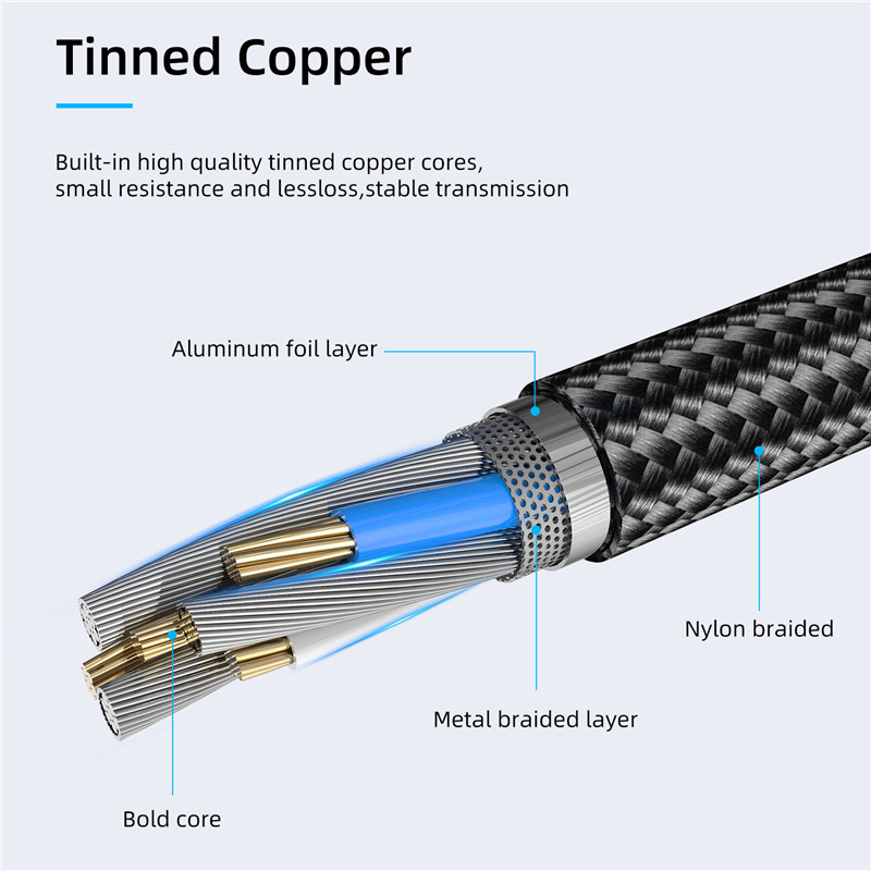 USLION 100 W USB C-C-tüüpi USB kaabel Xiaomi 12 Pro Samsung Huawei kiirlaadimise 4.0 PD kiirlaadimise jaoks MacBook Pro sülearvuti jaoks